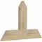 Ekena Millwork Portland Rough Sawn Timber Gable Bracket, Douglas Fir, 36"W x 24"H x 2"D x 6"F, 16/12 Pitch GBW036X24X0206POR00RDF - alternate 3